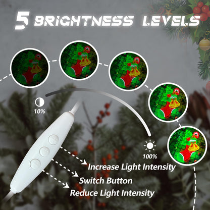Christmas Stocking Neon Sign Dimmable Christmas Bell Tree LED Neon Light (SDWLD)