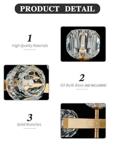 Glass Globe Sputnik Chandelier