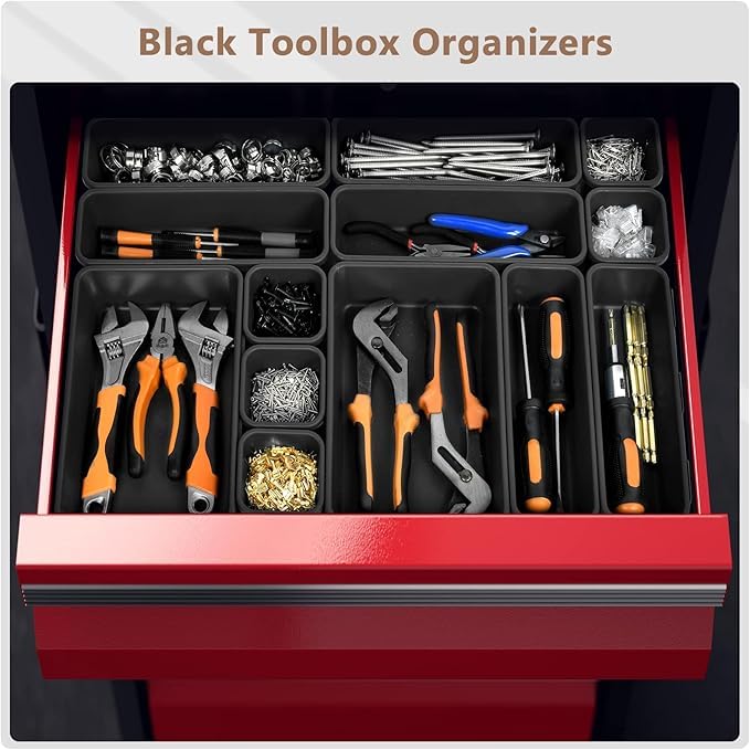 Tool Box Organizer Tray Divider Set【Single Size】 Desk Drawer Organizer Bin