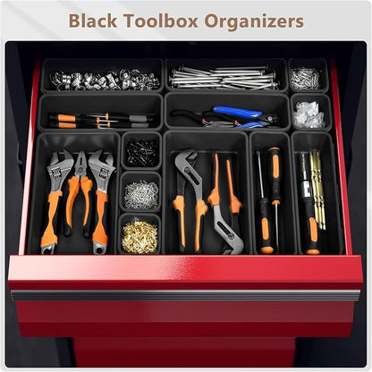 Tool Box Organizer Tray Divider Set【Single Size】 Desk Drawer Organizer Bin