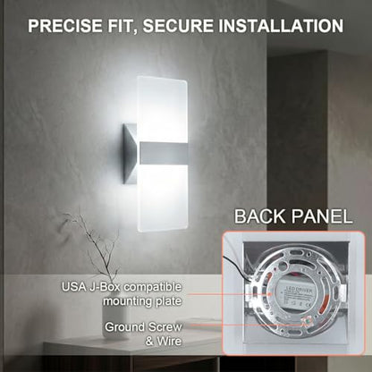 12W Modern LED Wall Sconces 2