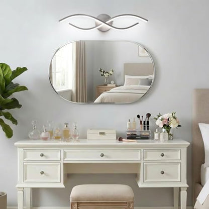 24 Inch Black Modern LED Vanity Light