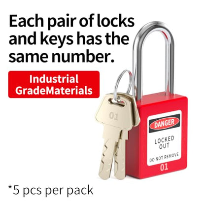 Lock Out Tag Out Locks and Keys (Combination)