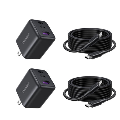 2 Pack 30W GaN Charger (Black)