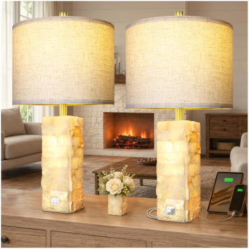Alabaster Table lamp Series