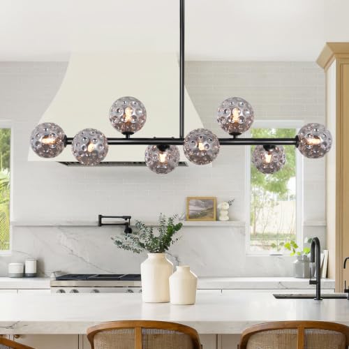 Globe Linear Chandelier 16 Light Dining Room Light Fixture