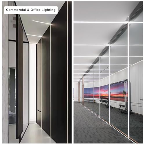 10 Pack U Shape Recessed LED Aluminum Channel