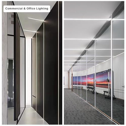 10 Pack U Shape Recessed LED Aluminum Channel