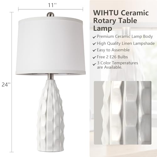 Ceramic Table Lamps Set of 2