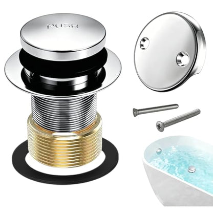 Matte Black Bathtub Drain Tip