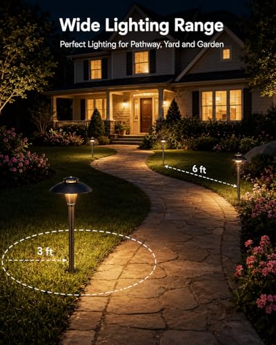 Low Voltage Pathway Lights with 3W 2700K Replaceable MR11 LED Bulb