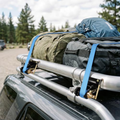 Ladder Rack Ratchet Straps with J