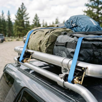 Ladder Rack Ratchet Straps with J
