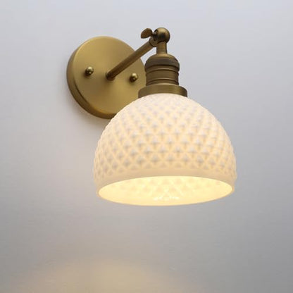 Milk White Modern Wall Sconce