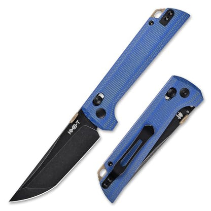 NMBT Chop2 Folding Pocket Knife Crossbar Lock 3.54" D2 Blade