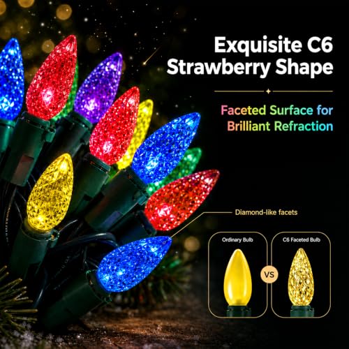 C6 Gentle Twinkle Christmas Lights