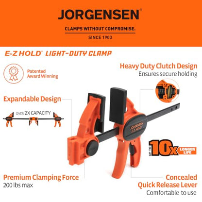 E Z HOLD 2PK Light Duty Clamp