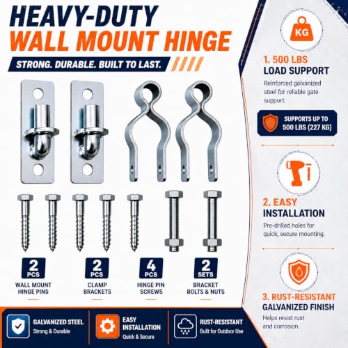 Post Gate Hinges