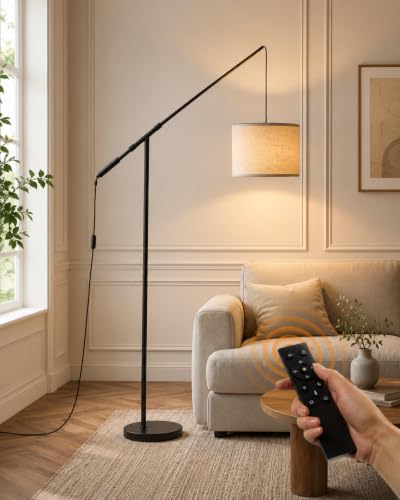 Arc Floor lamp with Remote and Button