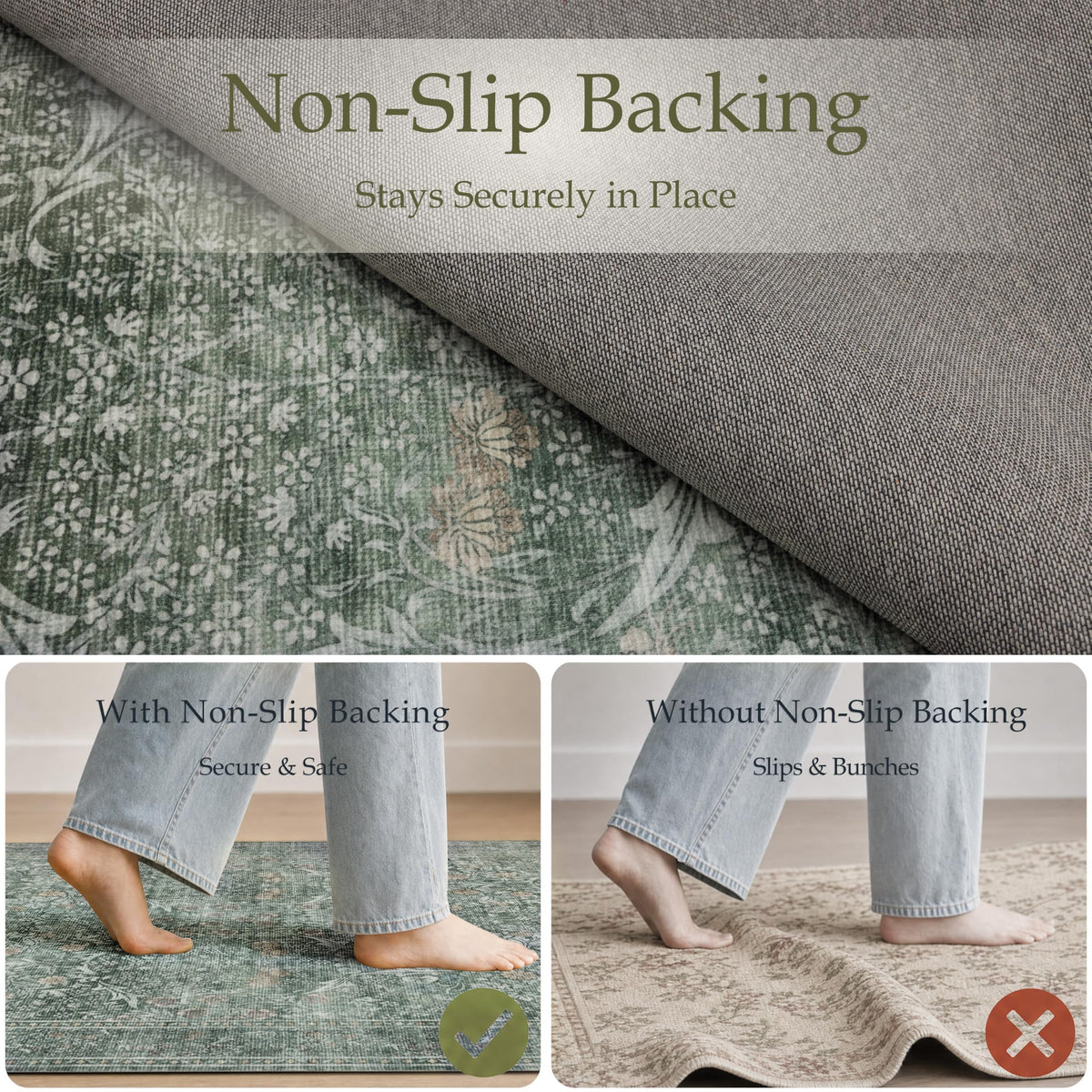 9x12 Area Rugs for Living Room (Moss Green / 9' x 12' (Rectangular))