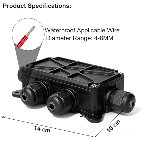 IP65 Waterproof Junction Box for WAGO 221 Lever Nuts
