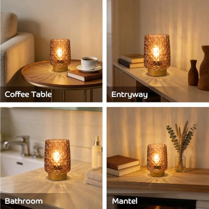 Battery Operated Table Lamp (Amber)