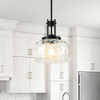 Glass Pendant Lights Kitchen Island