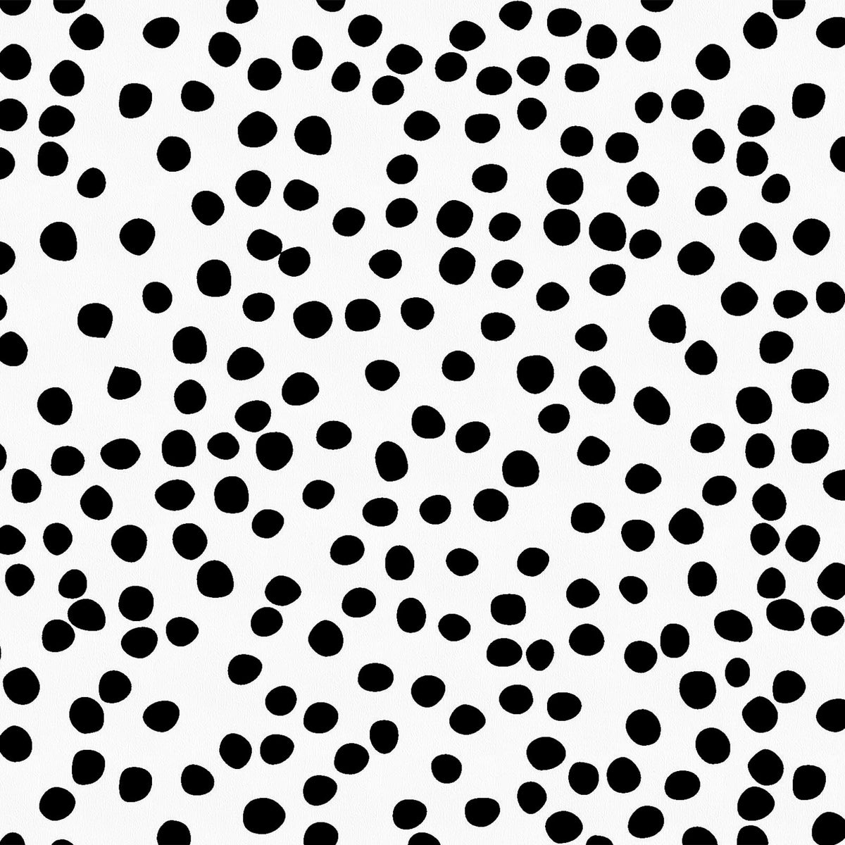 Peel and Stick Wallpaper Polka Dot Wallpaper 17.7” x 393.7” (A Black Dot / 17.7" x 393.7")