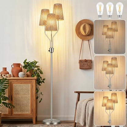 Boho 3 Light Dimmable Floor Lamp Series