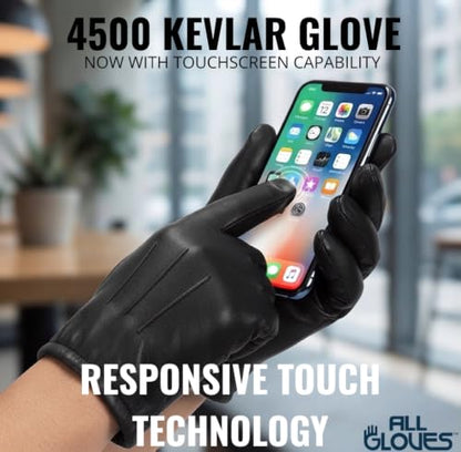 Kevlar Lined Goatskin Leather Puncture Resistant Duty Gloves