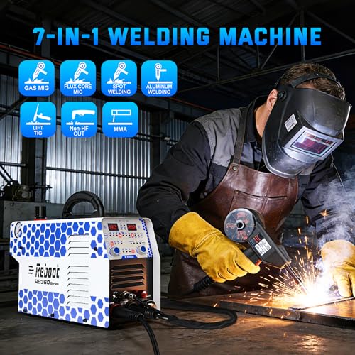 7-in-1 MIG Welder Plasma Cutter Combo Welding Machine