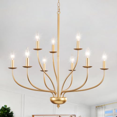 12 Light Black Farmhouse Chandelier