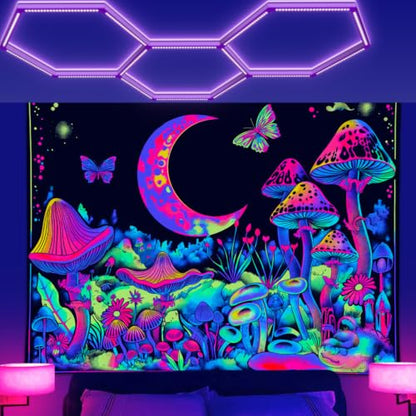 LED Hexagon Blacklights