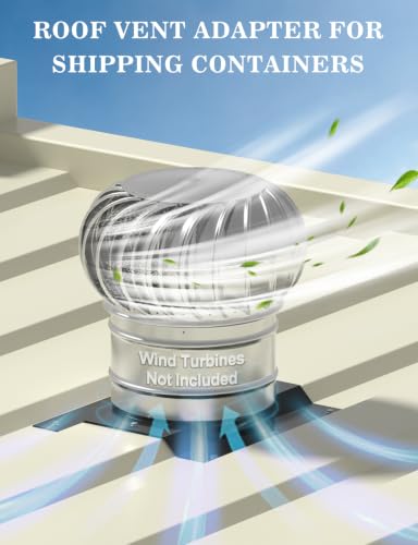 Roof Whirlybird Turbine Vent Adapter