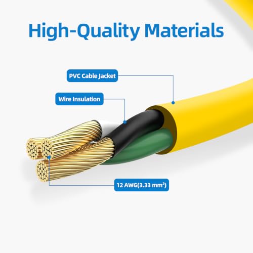 12 Gauge Heavy Duty Outdoor Extension Cord