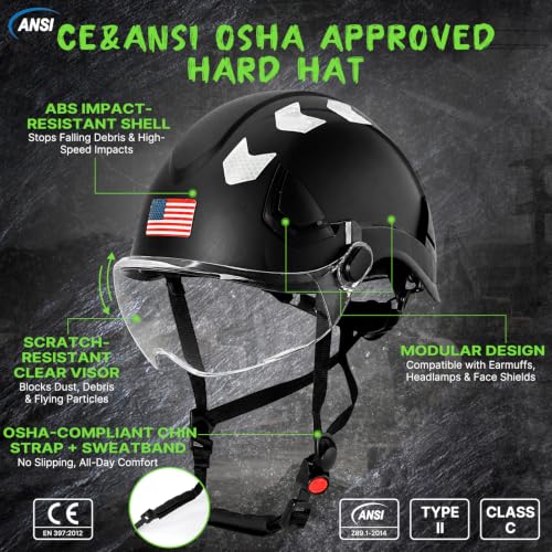Type 2 Hard Hat with Chin Strap