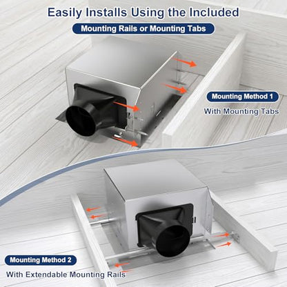 Bathroom Exhaust Fan with Light
