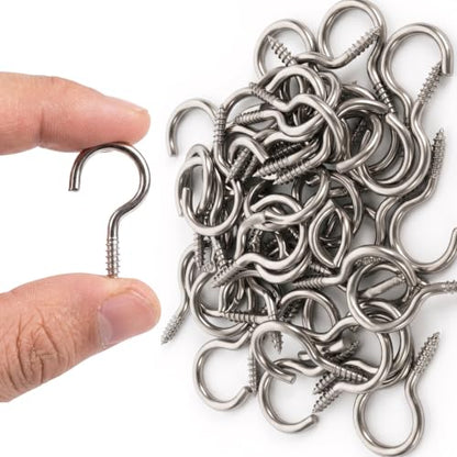 4 Pack 5 Inch Eye Bolts M1 Screw in Hooks