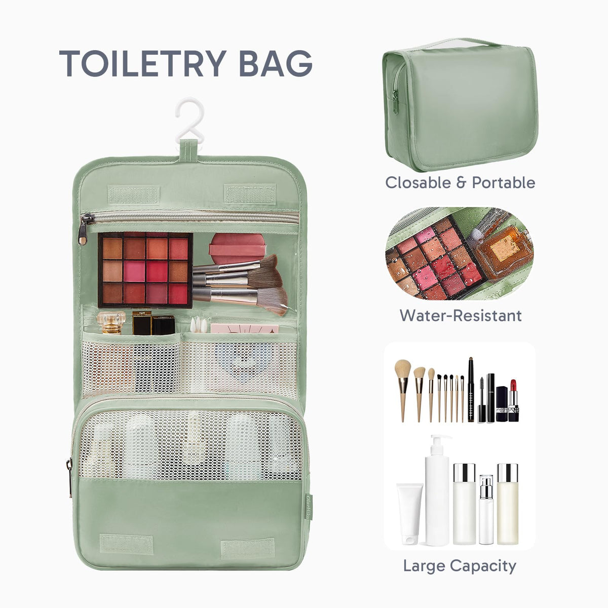 Packing Cubes for Travel (08 Matcha Green)