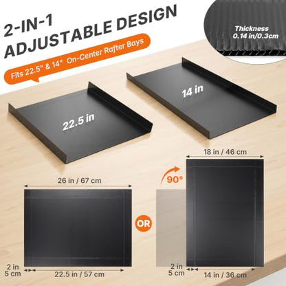 2in1 Attic Rafter Insulation Baffle