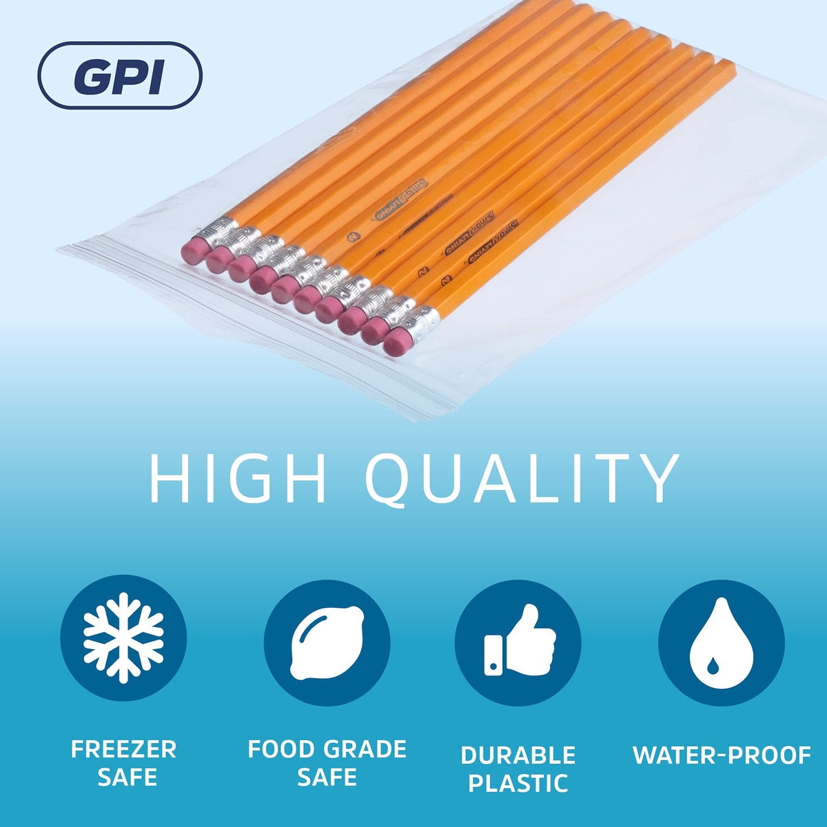 5" x 8" Zip Bags (5" x 8")