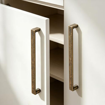 10 Pack Cabinet Pulls Brass Drawer Handles for Kitchen Cabinets
