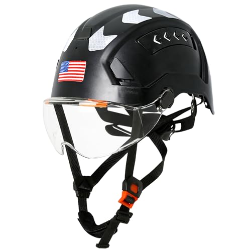 ANSI Z89.1 Type 2 Safety Helmet with Visor