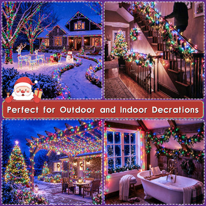 1000 LED Christmas Lights Outdoor 328 FT Multicolor Remote and Plug (Multicolor / 1000 LED)