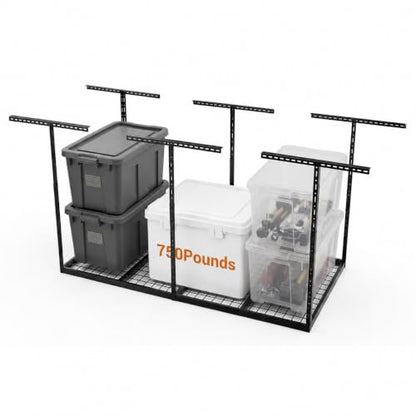 4x8 FT Overhead Garage Ceiling Mount Storage Rack (4x8 ft)