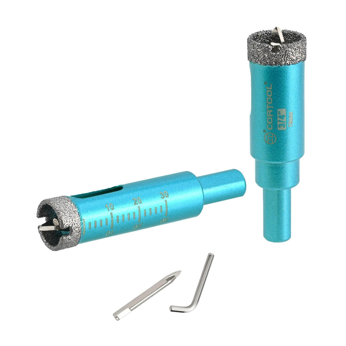 3 4 Inch Diamond Hole Saw with Pilot Drill Bit (3/4 Inch (19mm) 2-Pack)