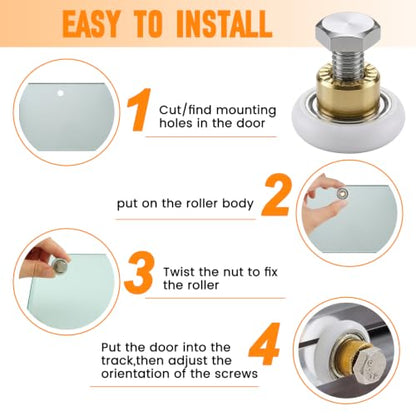 Shower Door Rollers Replacement