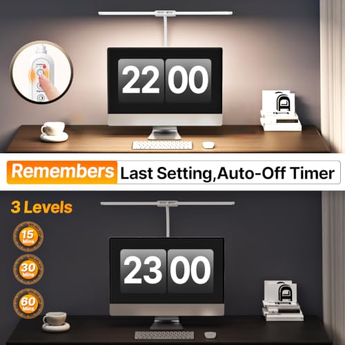 LED Desk Lamp for Home Office with Base