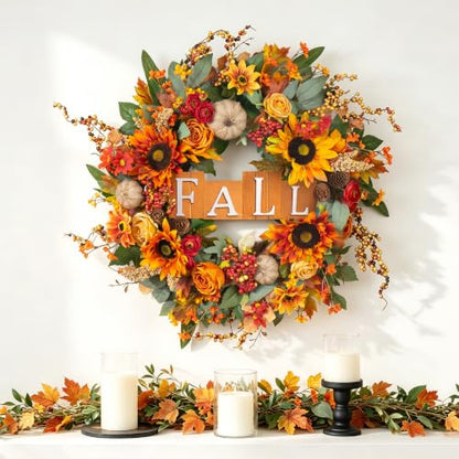 Fall Wreaths for Front Door