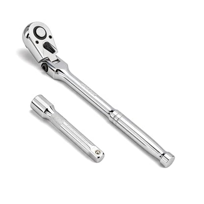 Flex Head Ratchet Wrench with Extension Bar